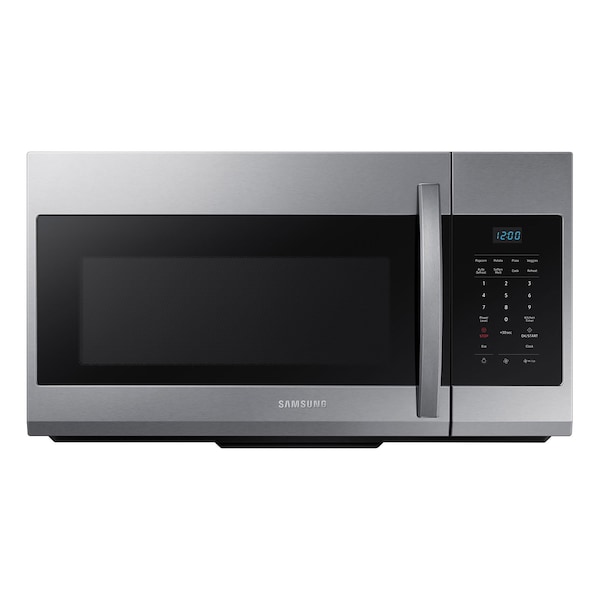 Samsung 1.7 cu. ft. Over-the-Range Microwave with Turntable and 300 CFM Ventilation in Stainless Steel ME17R7021ES - main